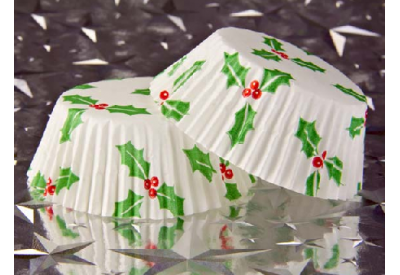 Easybake Holly Berry Sweet Cases (25 x 15mm) x 200